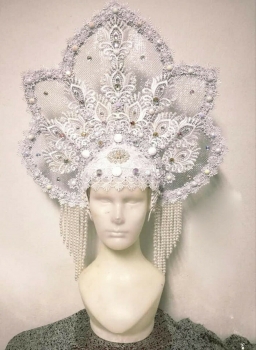 H1040 Purely Love White Princess Headdress