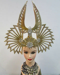 Da NeeNa H084N Vegas Egypt Madonna Super Bowl Crystal Studded Headdress