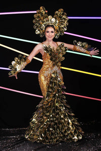 Da NeeNa C1011 Eagle Queen Samba Crystal Pageant Showgirl Costume Set XS - XL