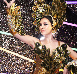 Da NeeNa C1011 Eagle Queen Samba Crystal Pageant Showgirl Costume Set XS - XL