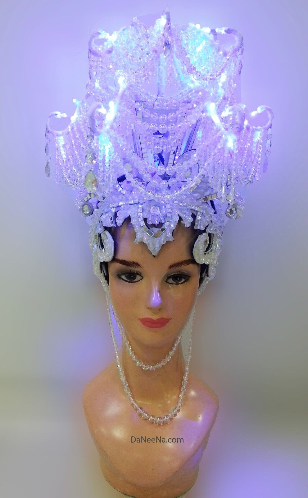 Da NeeNa H166 Light Crystal Chandelier Lamp Ballet Headdress Crown Tiara