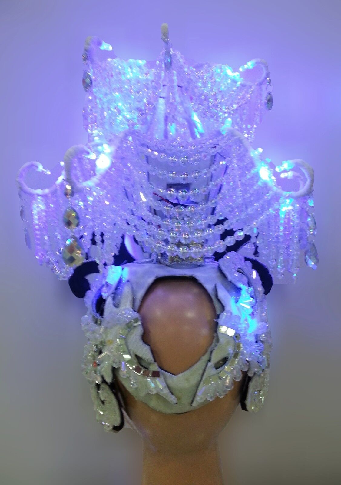 Da NeeNa H166 Light Crystal Chandelier Lamp Ballet Headdress Crown Tiara
