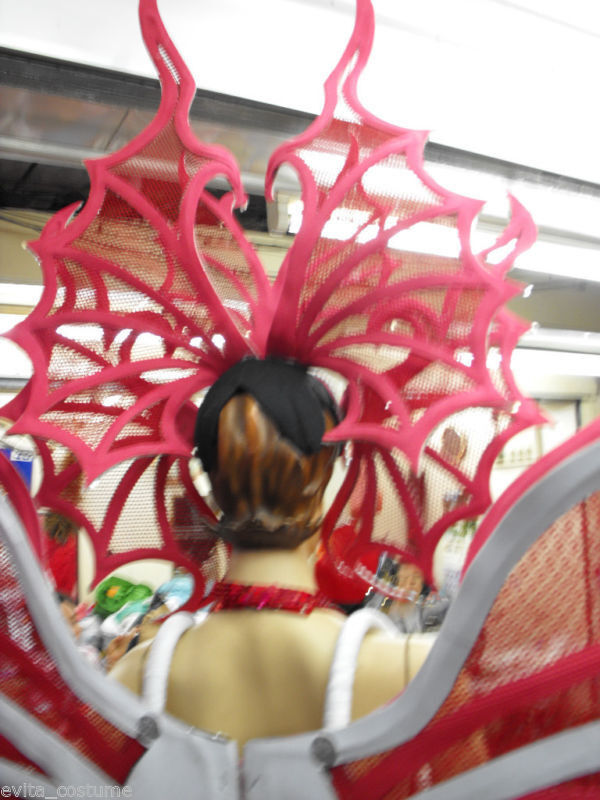 Da NeeNa BT Show Drag Vegas Sequin Butterfly Wings Headdress and Backpiece