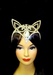 Da NeeNa H135 Miss Universe World America CAT FOX Crystal Star Headdress Crown