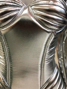 Da NeeNa M1063 Astronaut Warrior Alien Showgirl Pageant Dance Bodysuit XS-XL