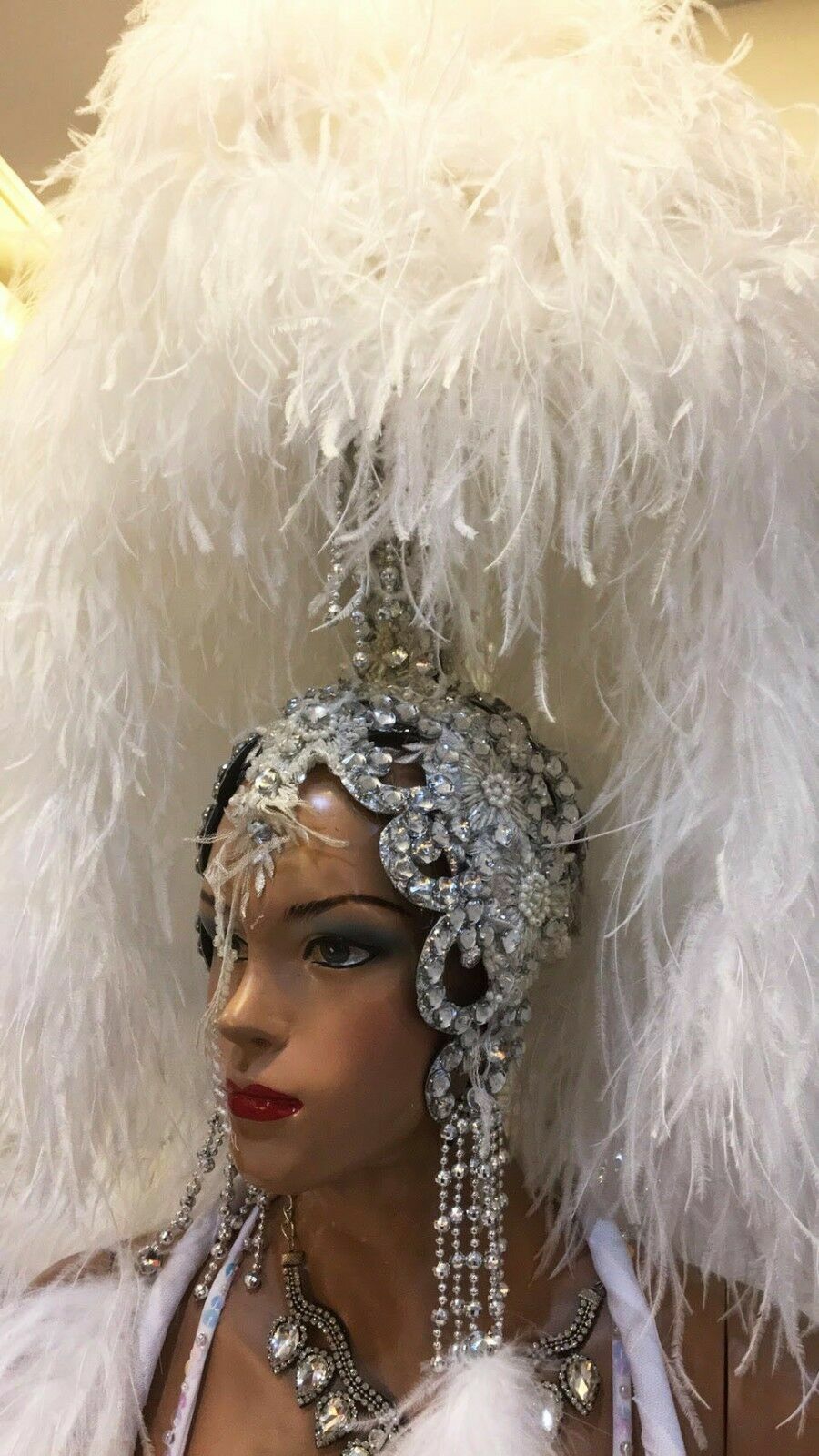 Da NeeNa H796 Victoria Crystal Vegas Dance Showgirl Pageant Headdress