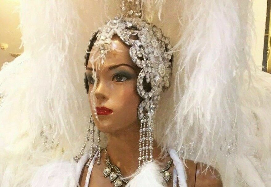 Da NeeNa H796 Victoria Crystal Vegas Dance Showgirl Pageant Headdress