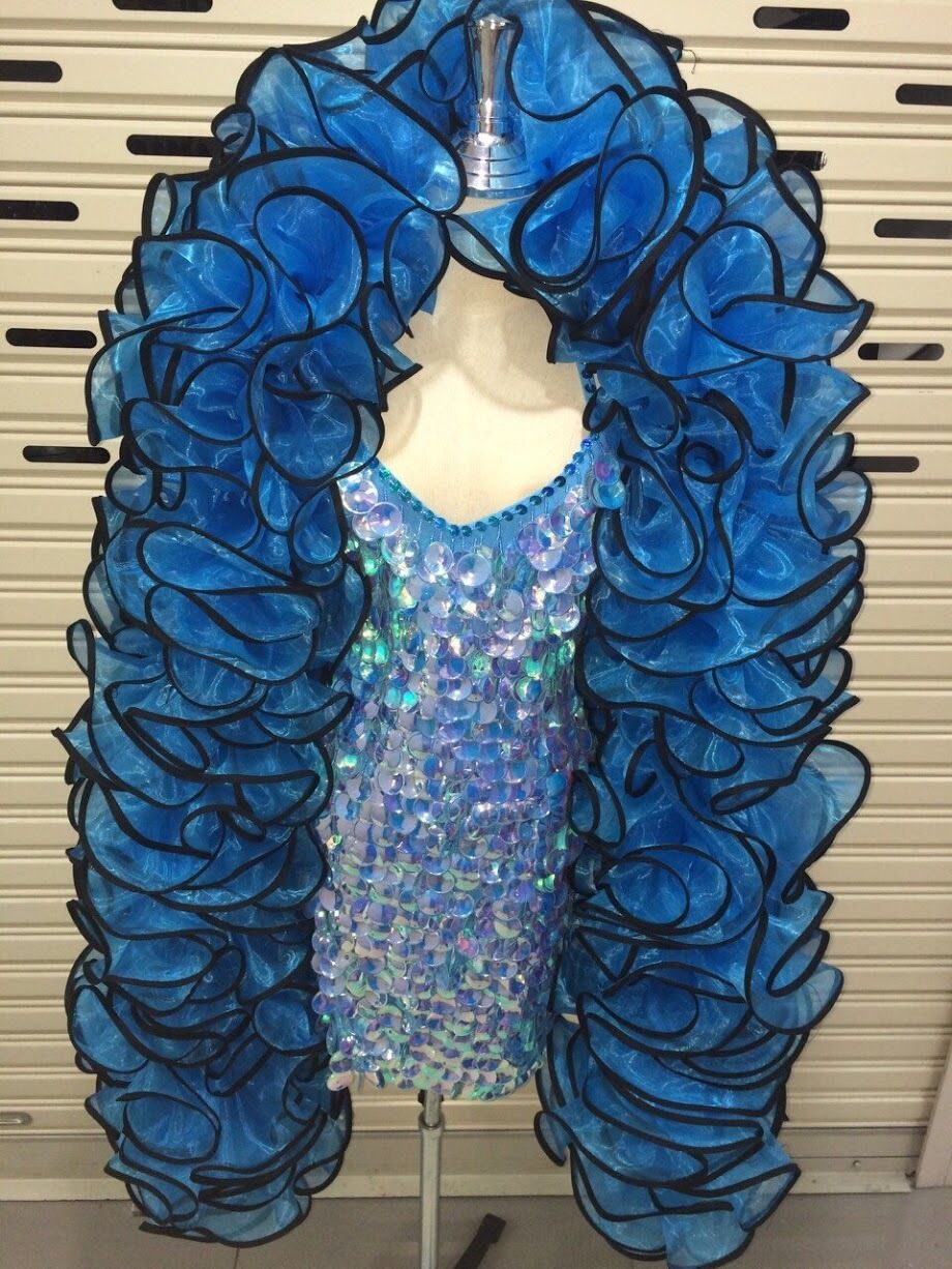 Da NeeNa B592 Vegas Showgirl Sequin Cabaret Stage Trimming 9 ft Gigantic Jumbo Boa