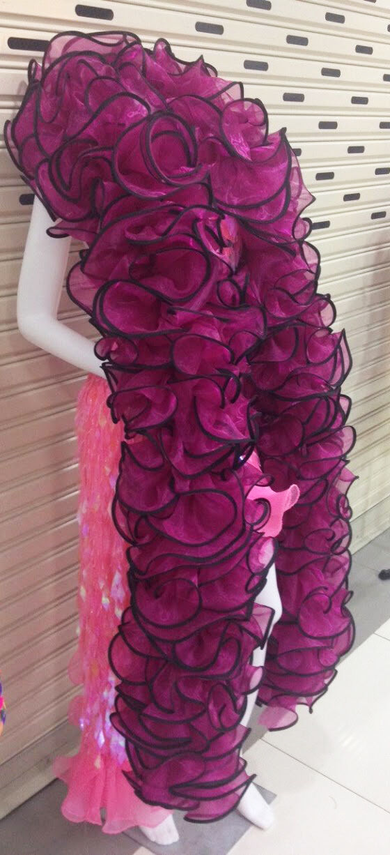 Da NeeNa B592 Vegas Showgirl Sequin Cabaret Stage Trimming 9 ft Gigantic Jumbo Boa