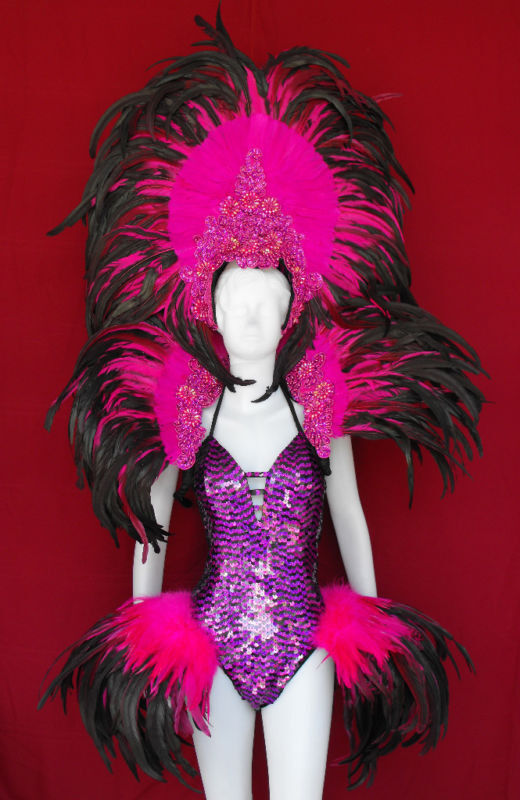 Da NeeNa U001 Cabaret Vegas Showgirl Drag Dress Costume