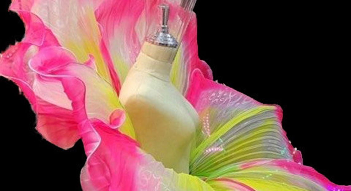 Da NeeNa B032N Cabaret Vegas Showgirl Rose Gigantic Flower Petal Belt