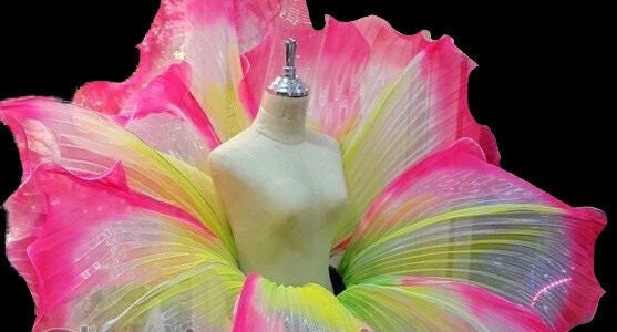 Da NeeNa B032N Cabaret Vegas Showgirl Rose Gigantic Flower Petal Belt