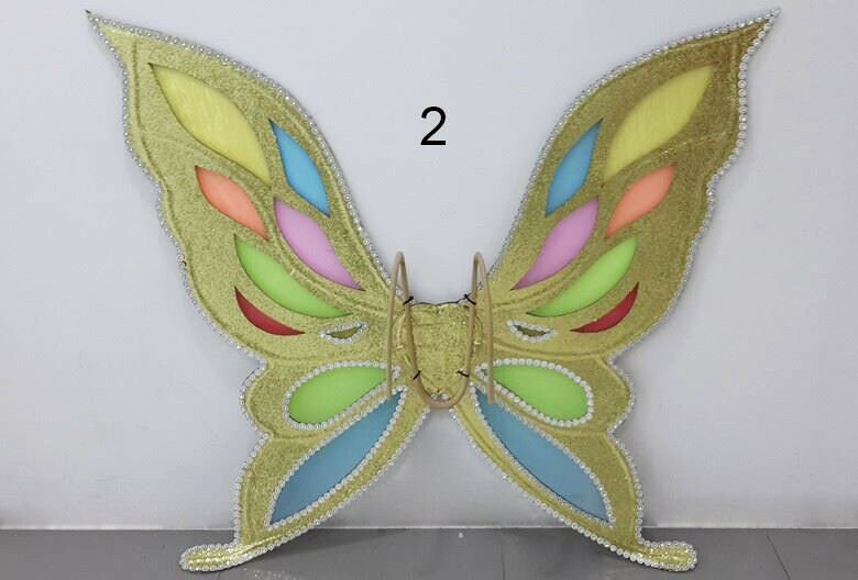 Da NeeNa B042 Showgirl Vegas Samba Butterfly Wings Fairly Wings