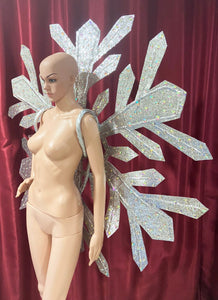 Da NeeNa B941 Snowflake Angel Queen Dance Samba Pageant Vegas Crystal One Shoulder Backpack