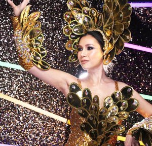 Da NeeNa C1011 Eagle Queen Samba Crystal Pageant Showgirl Costume Set XS-XL