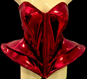 Da NeeNa L044 GAGA Beyonce Inspired Futurelistic Corset Leather Costume XS-XL