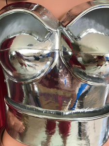 Da NeeNa M595E (Ready to ship) Robot Roman Armor Lady Gaga Costume Woman Mirror Corset XS-XL