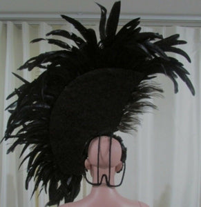 Da NeeNa PT Peacock Feather Cabaret Dancer Samba Headdress