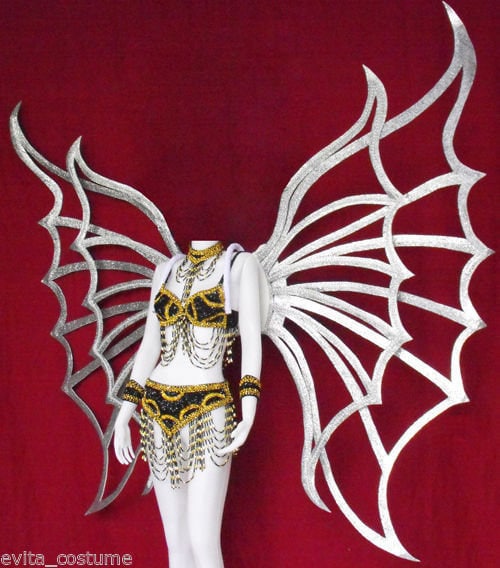 Da NeeNa Vegas Drag Dance Cabaret Butterfly Wings Angel Wings Backpiece