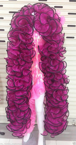 Da NeeNa WR Vegas Showgirl Sequin Trim Showgirl Gigantic Boa