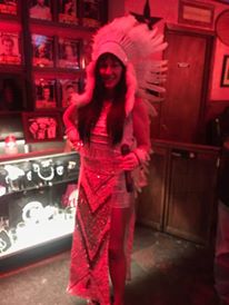 DaNeeNa M535TC Cher Half-Breed American Indian Sequin Tank Top and Skirt XS-XL