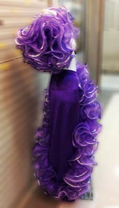 Da NeeNa C986X Sexy Flamenco Dance Showgirl Organza Ruffle Armband Skirt XS-XL