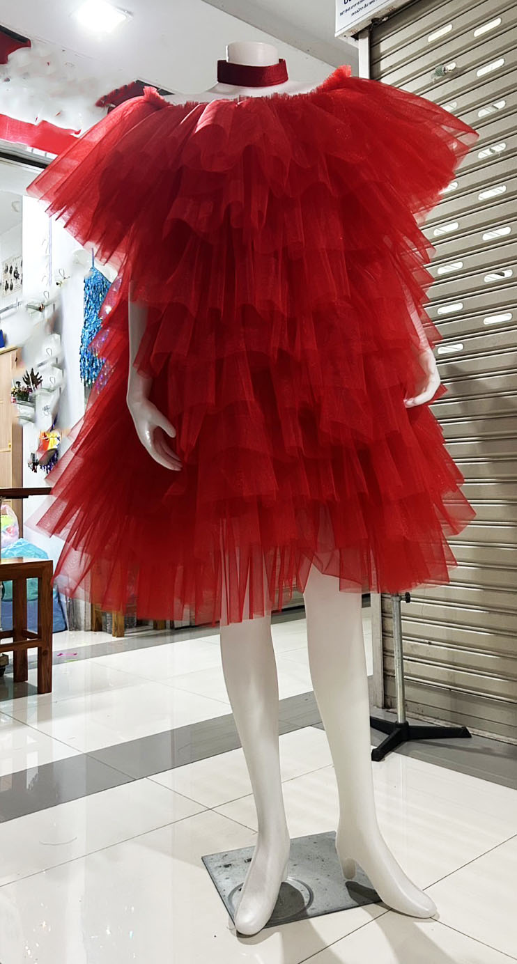 Da NeeNa M1160 Merry Christmas Lady Showgirl Dance Pageant Stage Dress XS-XL