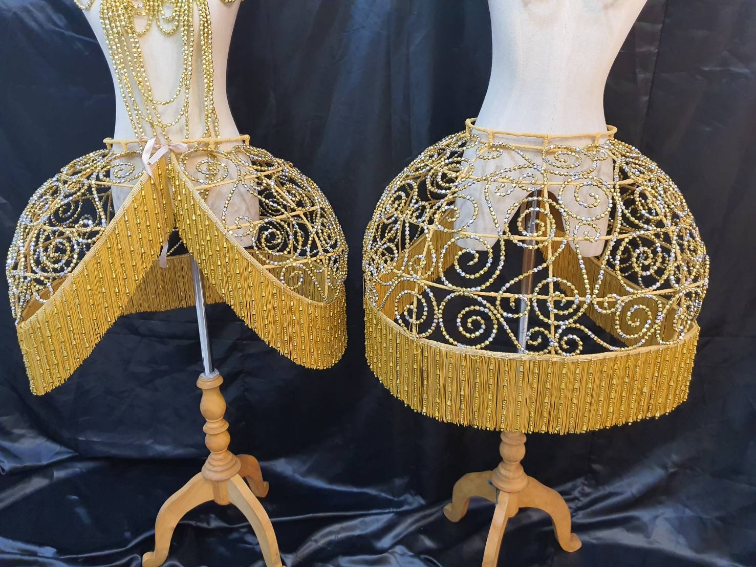 Da NeeNa C1012 Chandelier Lamp Ballet Vegas Showgirl Burlesque Cabaret Costume Set XS-XL