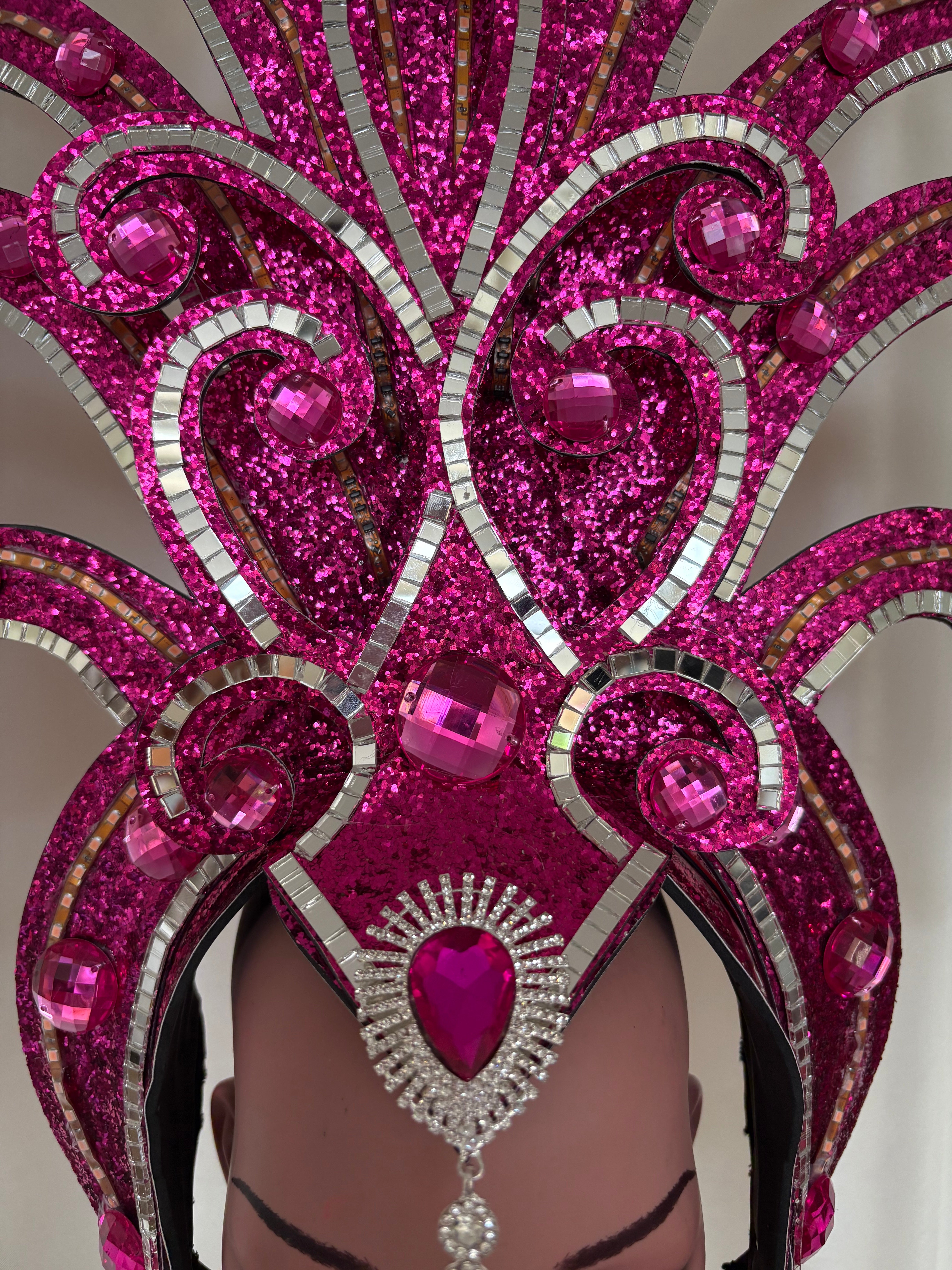 Da NeeNa C710L Spark Bird Showgirl Dance Vegas Crystal Angel Wings Backpack