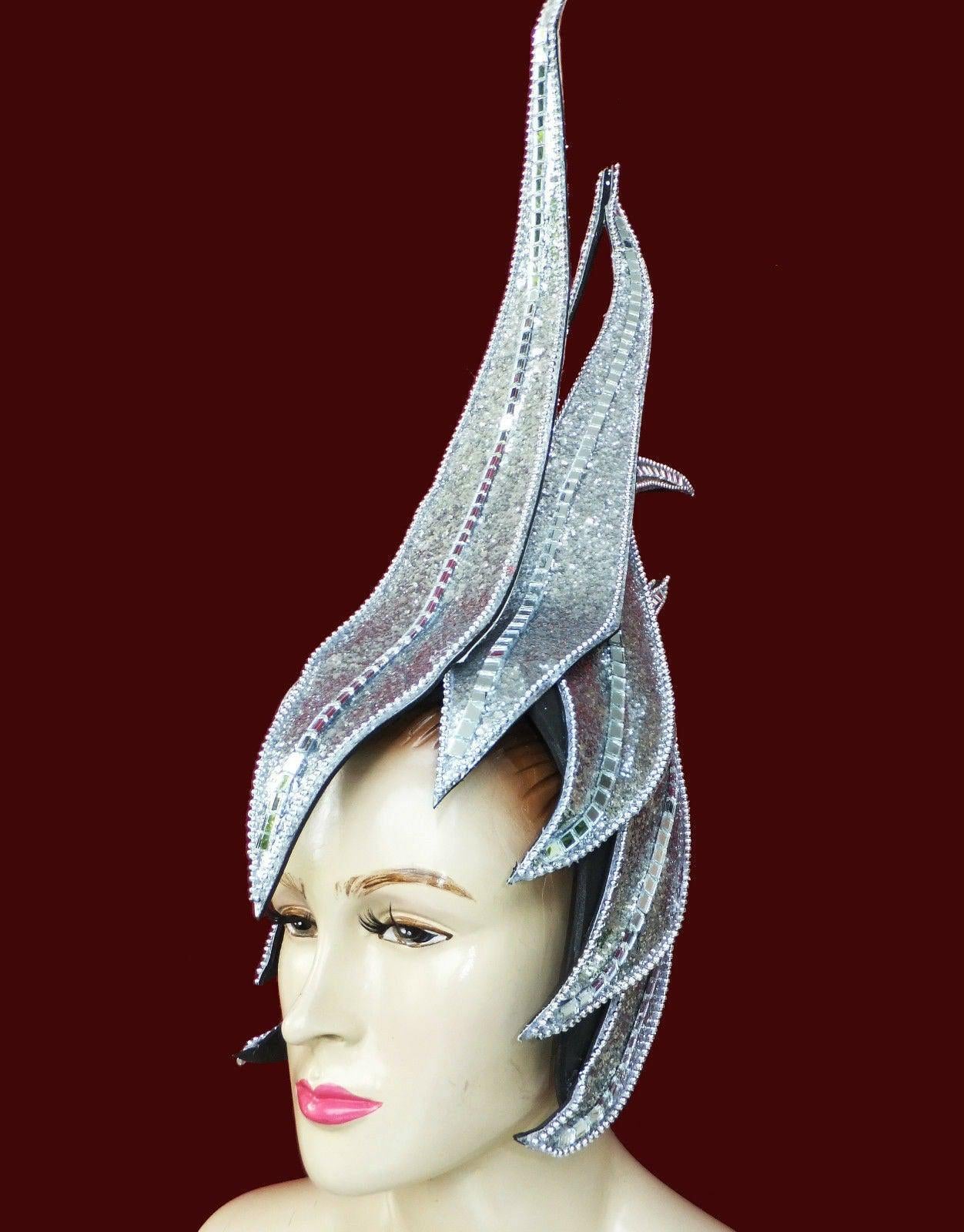 Da neena thunder h052 vegas burlesque cabaret stage showgirl drag headdress