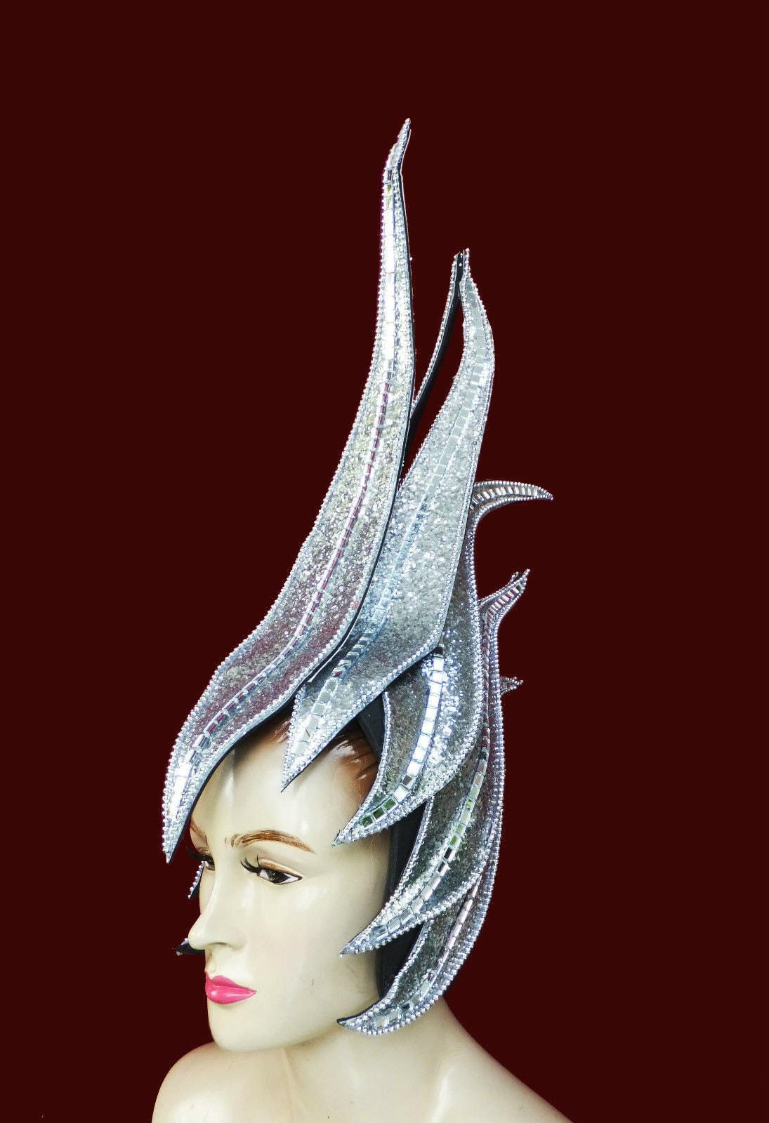 Da neena thunder h052 vegas burlesque cabaret stage showgirl drag headdress