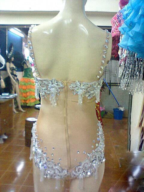 Da neena l024 christina lace crystal sequin nude leotard bodysuit xs-xl