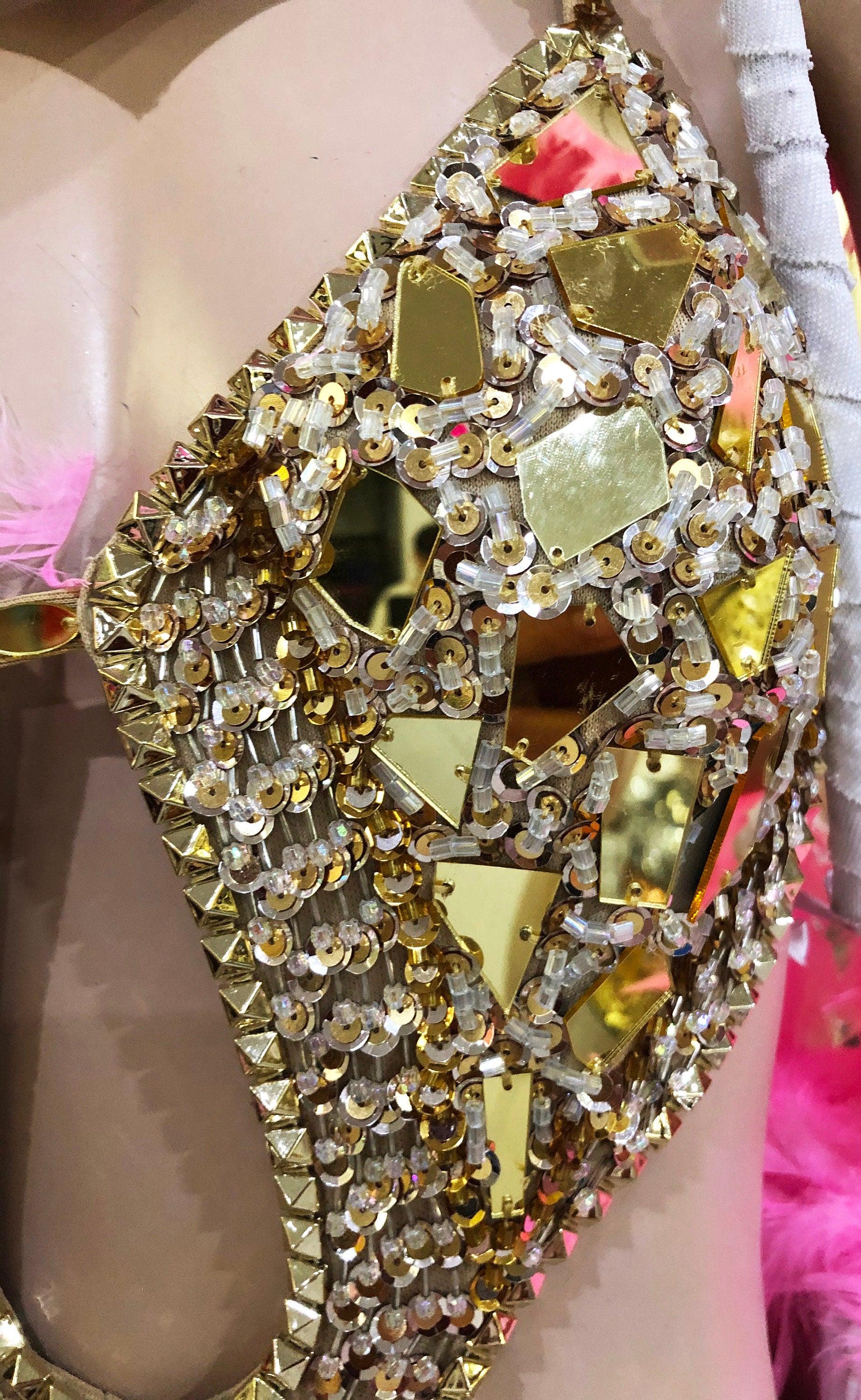 Daneena l1037 sexy infinity star drag vegas stage showgirl crystal leotard bodysuit xs-xl