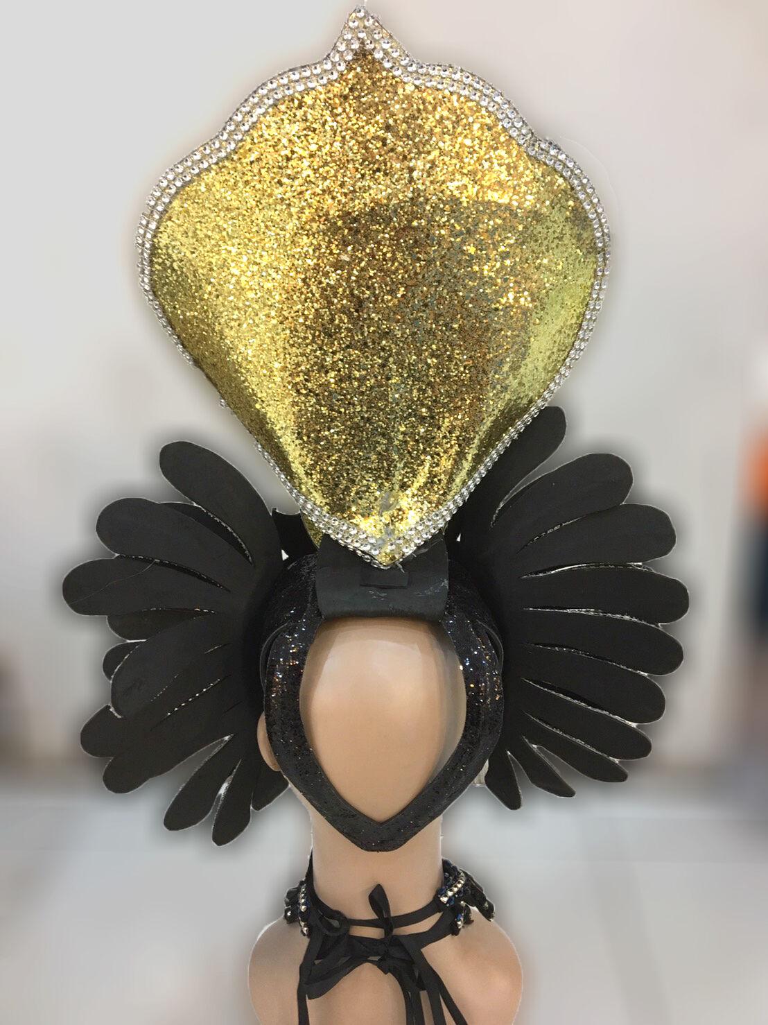 Daneena h623 great pharaoh snake egypt crystal showgirl dance pageant headdress