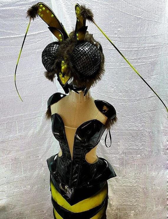 Da neena ant man bug insect bee headdress wings costume set