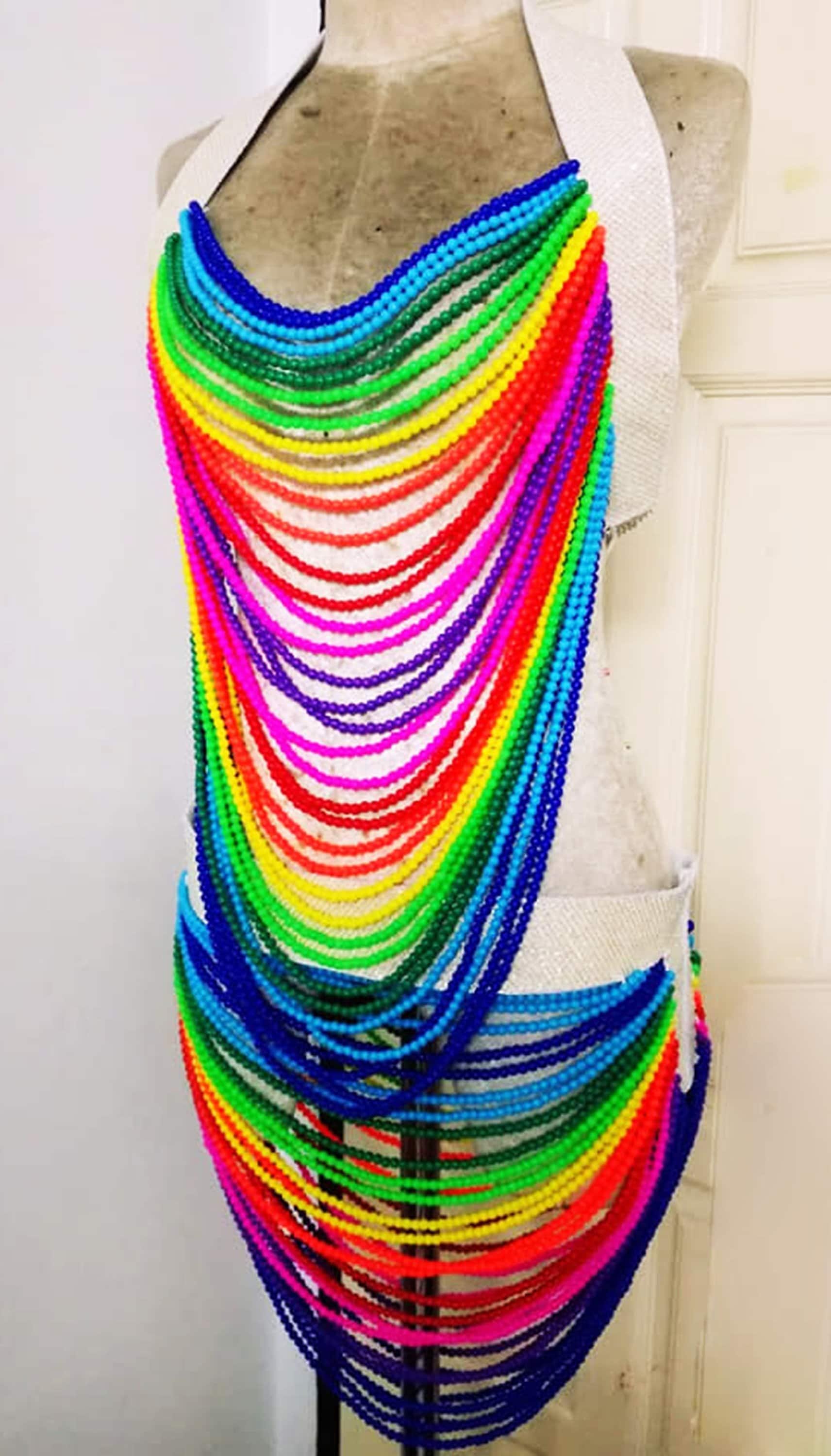 Da neena j1000 magic of bead chainmail bra belt skirt headdress costume set xs - xl