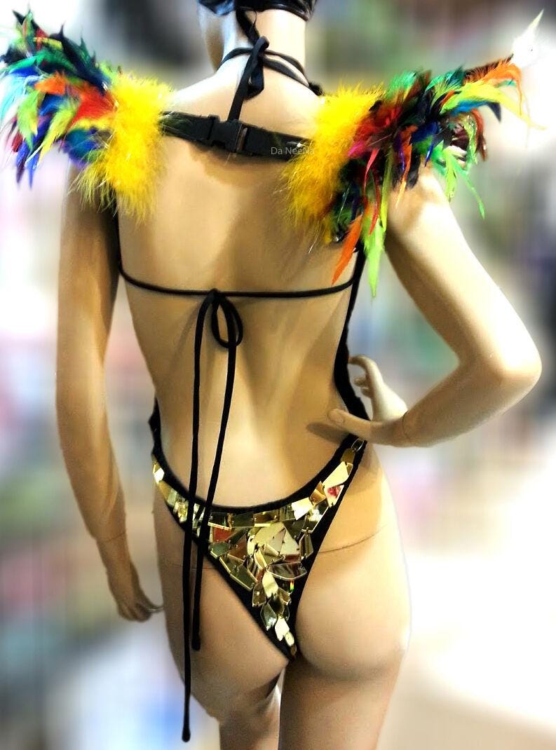 Daneena m608 twinkle sexy girl burlesque showgirl madonna costume bodysuit xs-xl