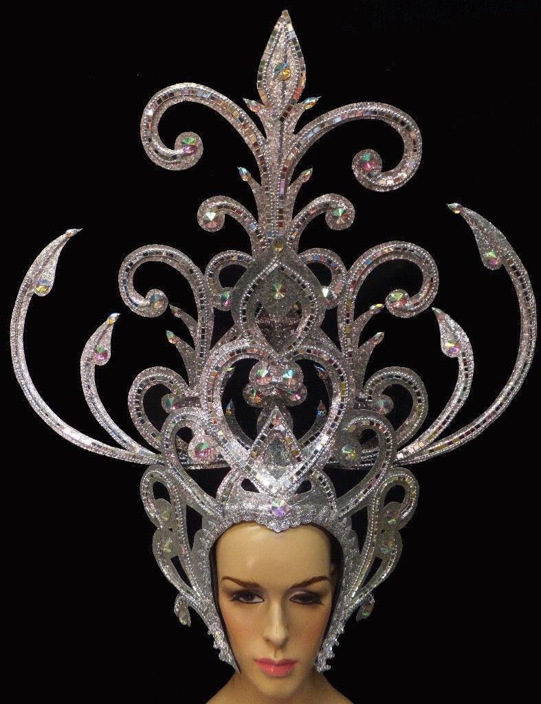 Da neena h032 goddess drag queen cabaret showgirl peagent dance headdress
