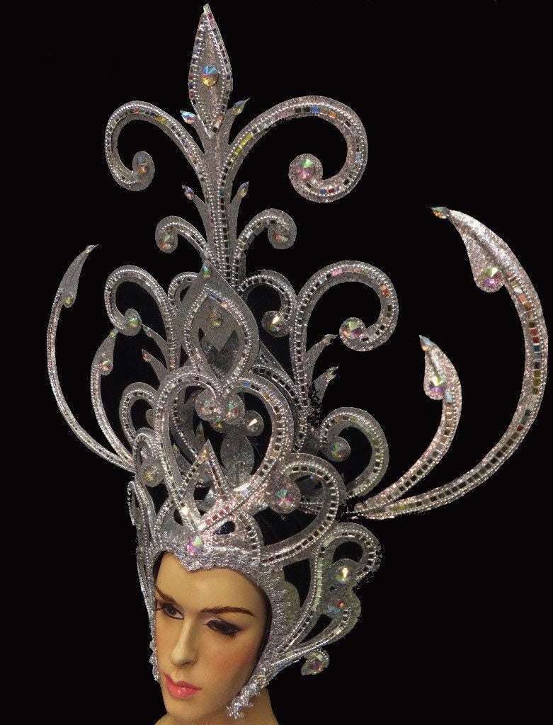 Da neena h032 goddess drag queen cabaret showgirl peagent dance headdress