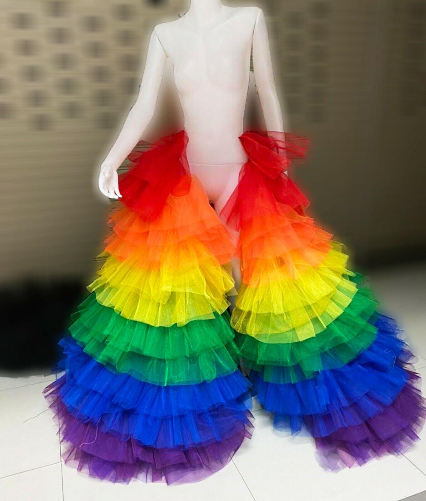 Da neena b1071 rainbow powerful queen cabaret showgirl gay pride parade belt