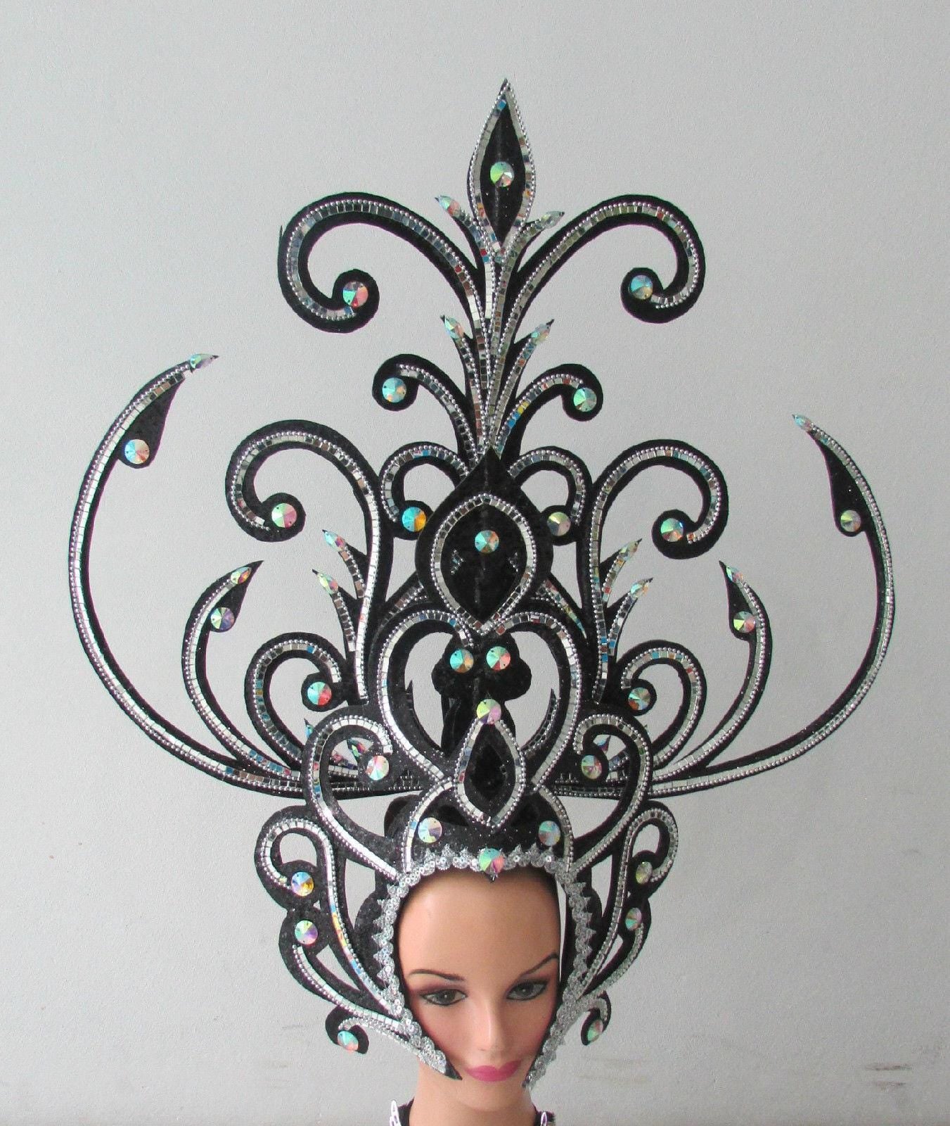 Da neena h032 goddess drag queen cabaret showgirl peagent dance headdress