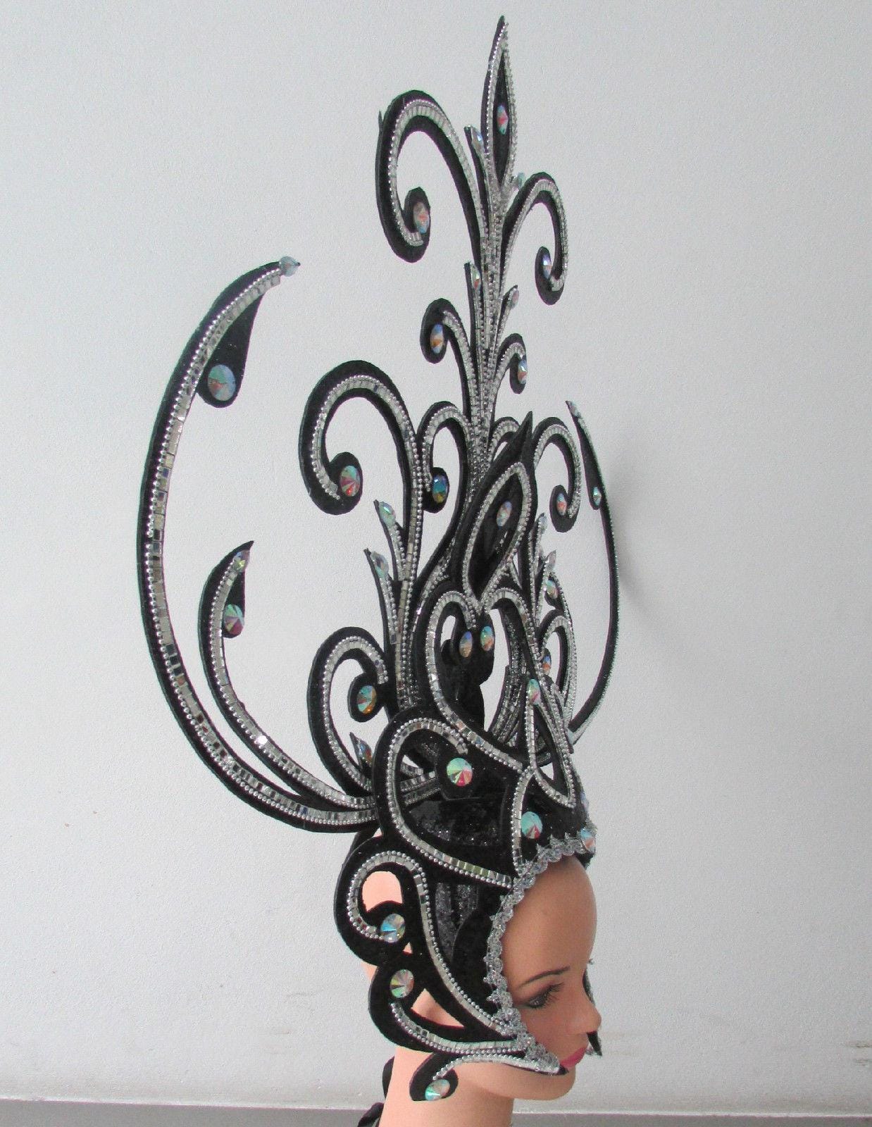 Da neena h032 goddess drag queen cabaret showgirl peagent dance headdress