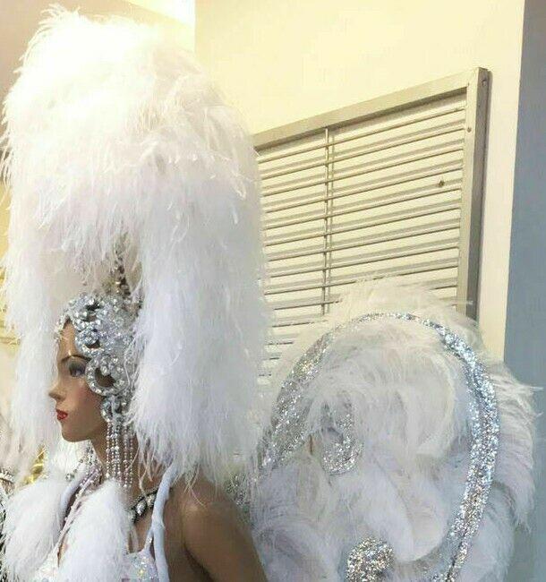 Da neena h796 victoria crystal vegas dance showgirl pageant headdress