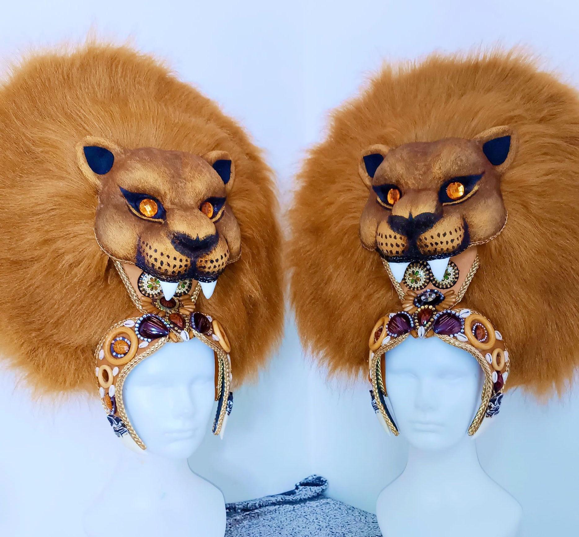 Daneena h1150 lion king crystal cabaret showgirl pageant dance costume set