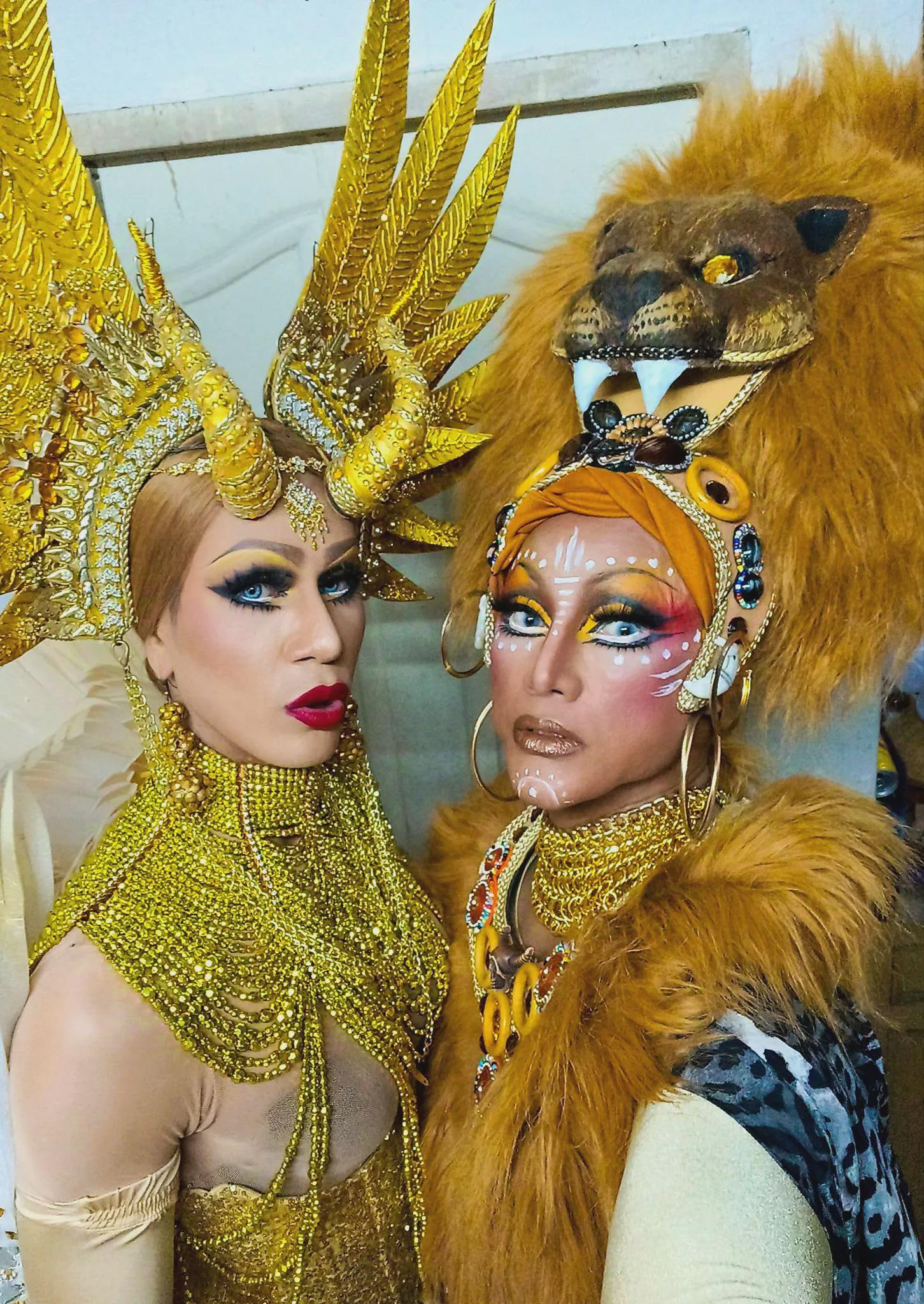 Daneena h1150 lion king crystal cabaret showgirl pageant dance costume set