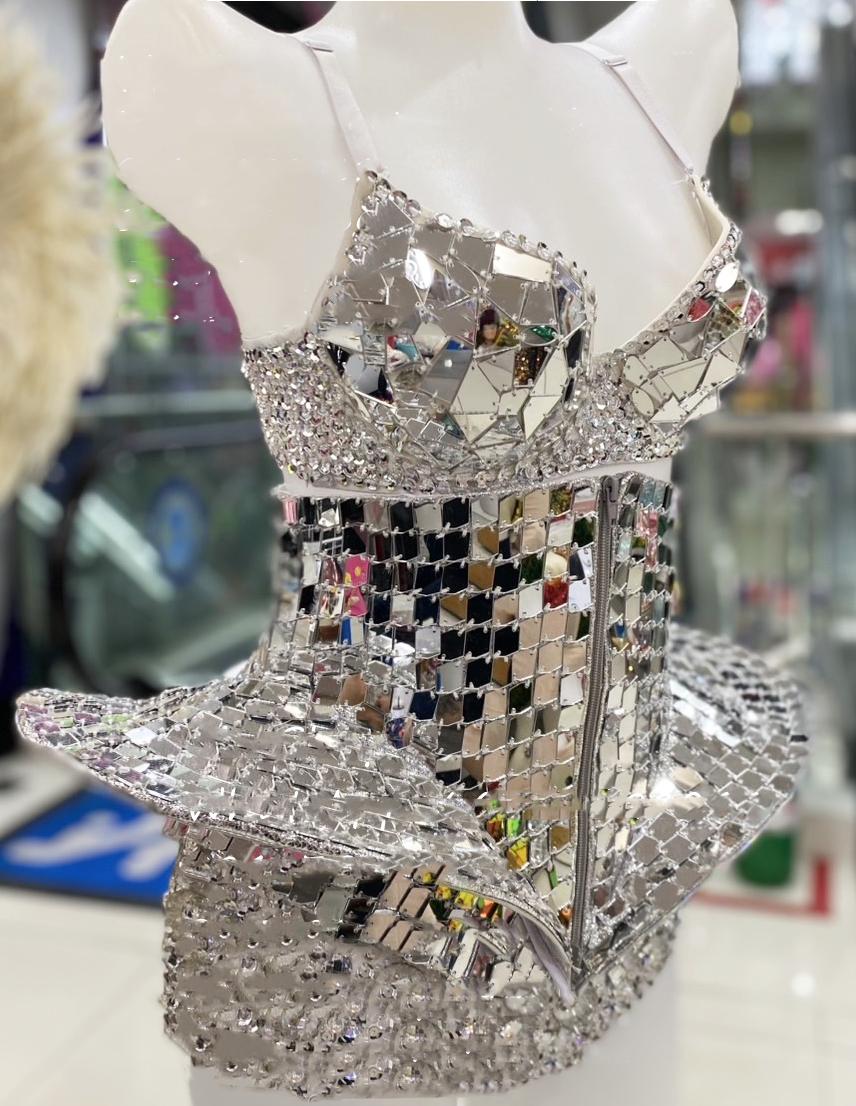 Da neena t1146  bra pointy cage pageant madonna costume xs-xl