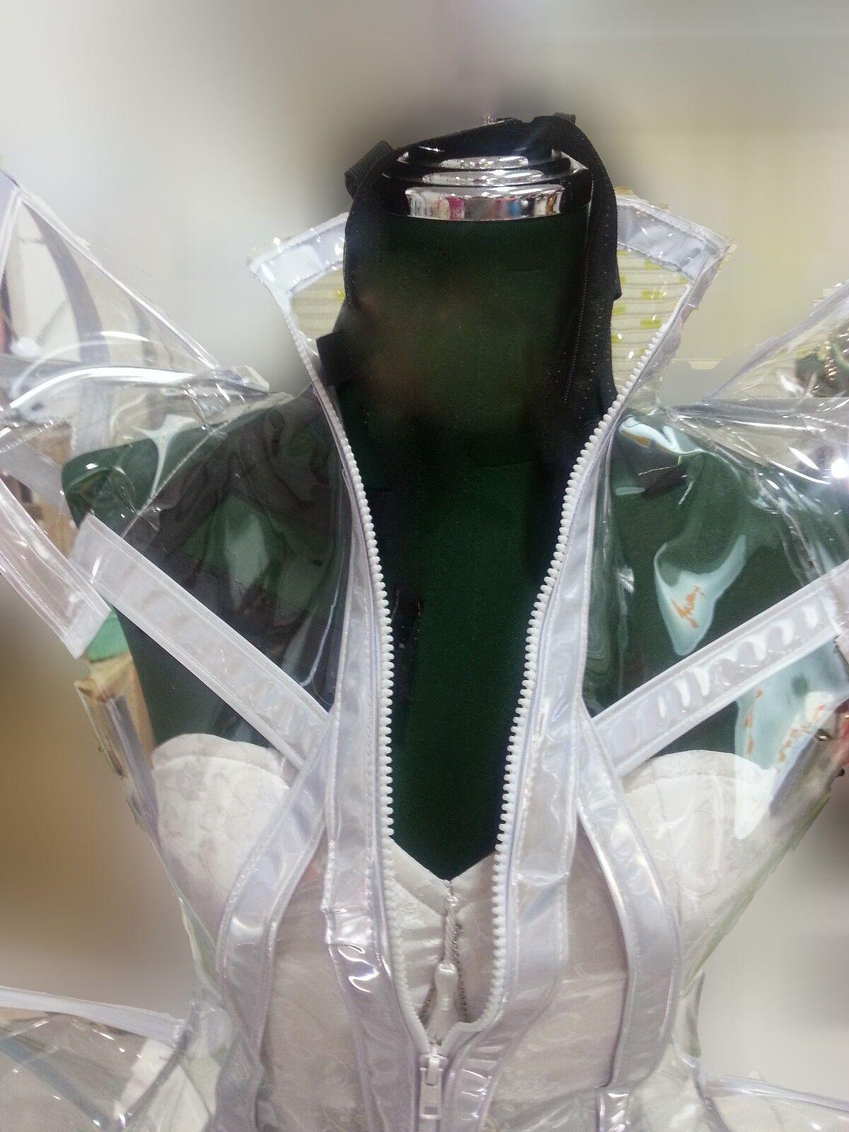 Da neena c0006 crystalline beyonce dance showgirl lady gaga dress jacket xs - xl