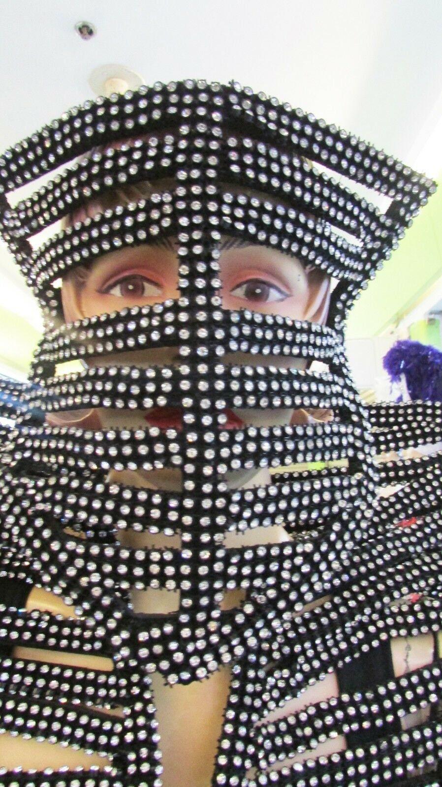 Da neena c026a warrior roman holloween crystal mask robot costume set xs-xl