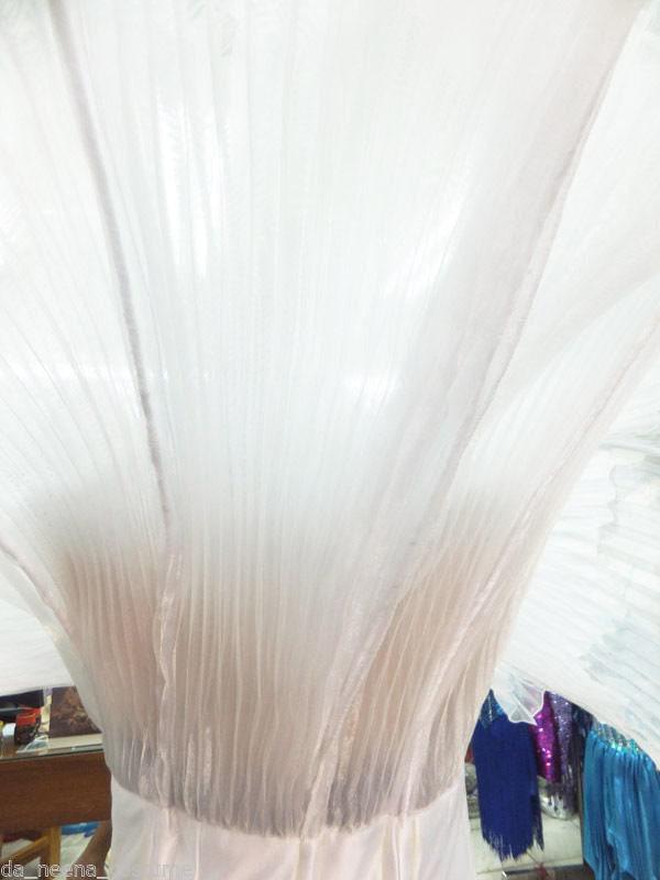 Da neena b031 stage white flower lady gaga dress giant collar backpiece