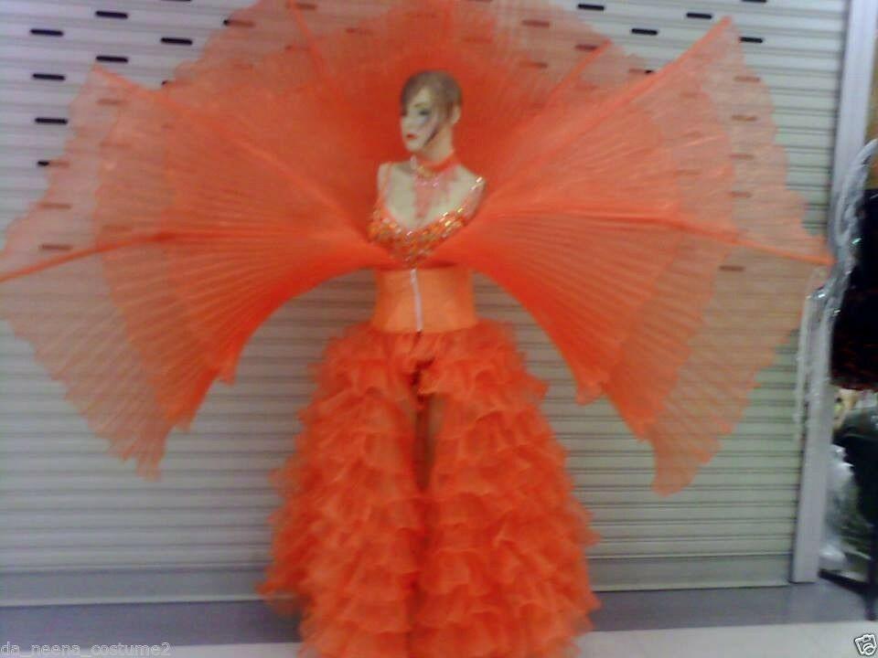 Da neena b031 stage white flower lady gaga dress giant collar backpiece